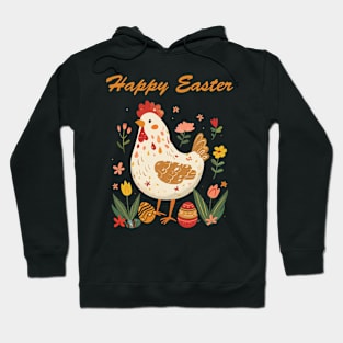 Easter chicken easter eggs Hoodie